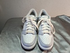 Nike Dunk Low GS Two Tone Wolf Grey White Youth 6Y Fits Womens 7.5 Sneaker