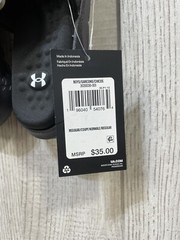Under Armour Unisex Youth Size 1Y Ignite7 Slides NWT MSRP $35 Black White