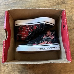Vans x Netflix Stranger Things B Sk8-Hi Friends Don’t Lie US 4.5 Toddler – NEW