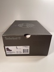 Timberland Premium 6 In Waterproof Boot, Black Nubuck, Junior’s Size 6, 12907