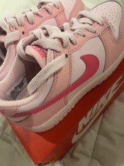 *NEW* Pre-School Kids Nike Dunk Low (PS) SOFT PINK PINK FOAM (DH9756-600) 👍12C