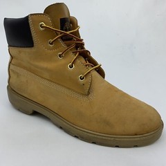 Timberland 10960 6″ Wheat Nubuck Classic Waterproof Youth Boys Boots Size 6 1571