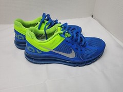 Nike Air Max+ 2013 Running Shoe Flash Lime (sprite) Sz 5.5Y 554886-403 C9