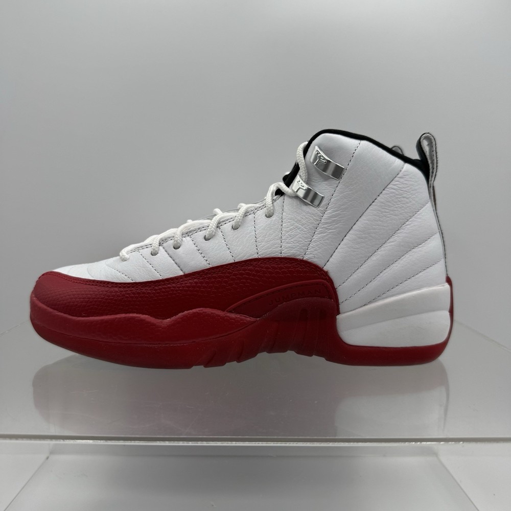 NEW! Air Jordan 12 Retro Cherry GS White Varsity Red 153265-116 Size 5Y Youth