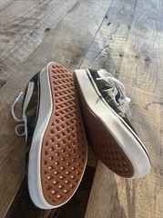 Vans Off The Wall Old School Skate Camo Size 2 Low Top Sneakers Shoes kid