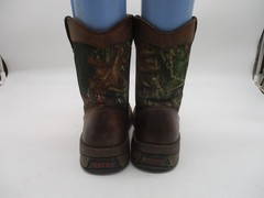 Rocky Aztec Wellington Camouflage Water Resistant Boots Youth Size 2.5 M