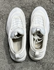 Nike Air Max 97 Triple White Metallic Silver 921522-104 Youth GS 7Y WO’s 8.5