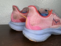 Hoka One One Mach 6 Pink Blue Running Shoes Y1147553-PNYC Youth Size 5MD