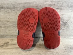 Crocs Kids Electro II Red Blue Size C8 Slip On Clogs Sandals Comfort
