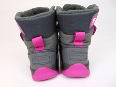 NEW SOREL Whitney II Strap Boot WP Winter Boots Little Girl Size 7.0 T Gray Pink