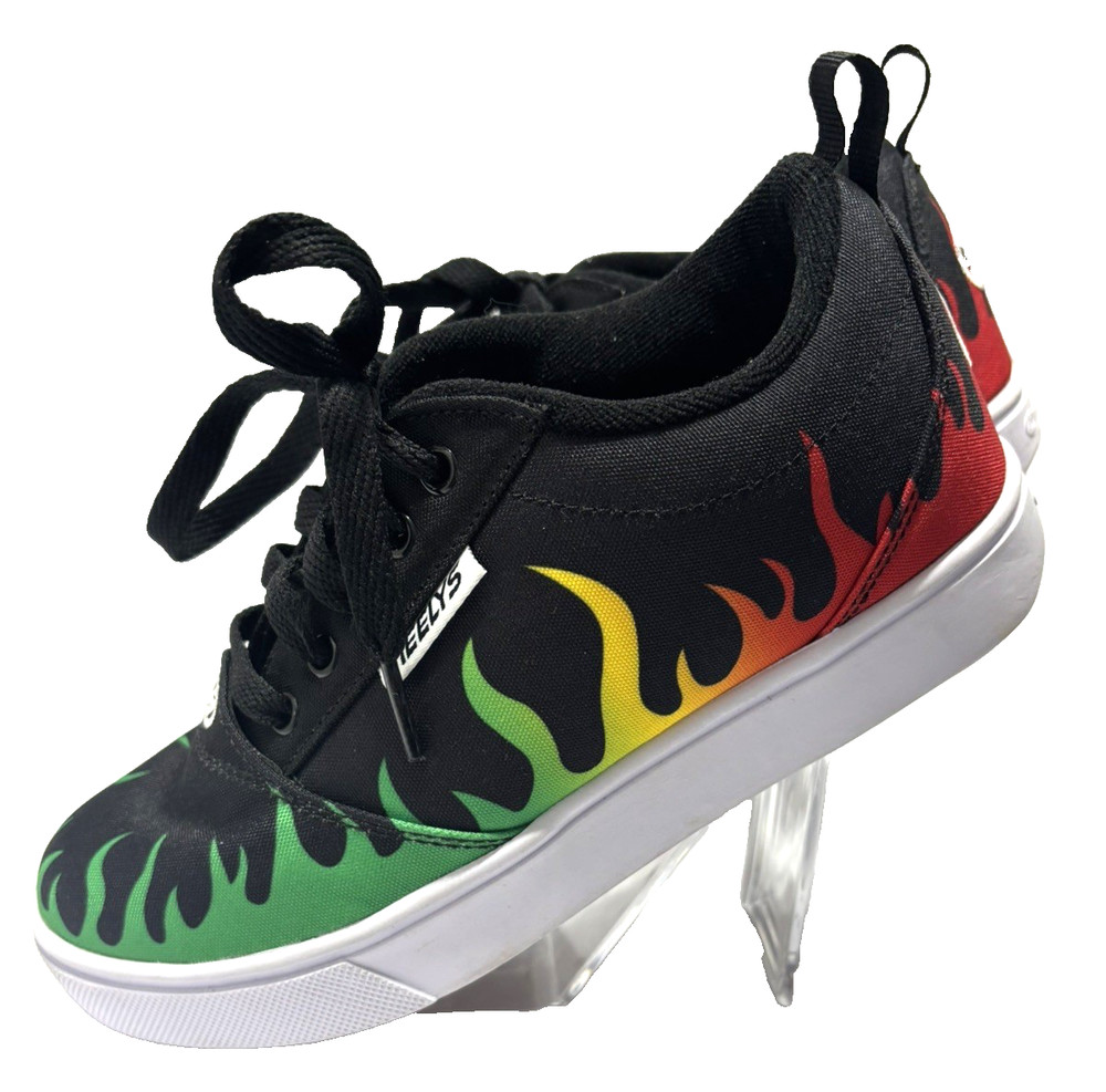 HEELY PRO20PRINTS BLACK/RED/YELLOW/GREEN UNISEX Size 5 (EUC)