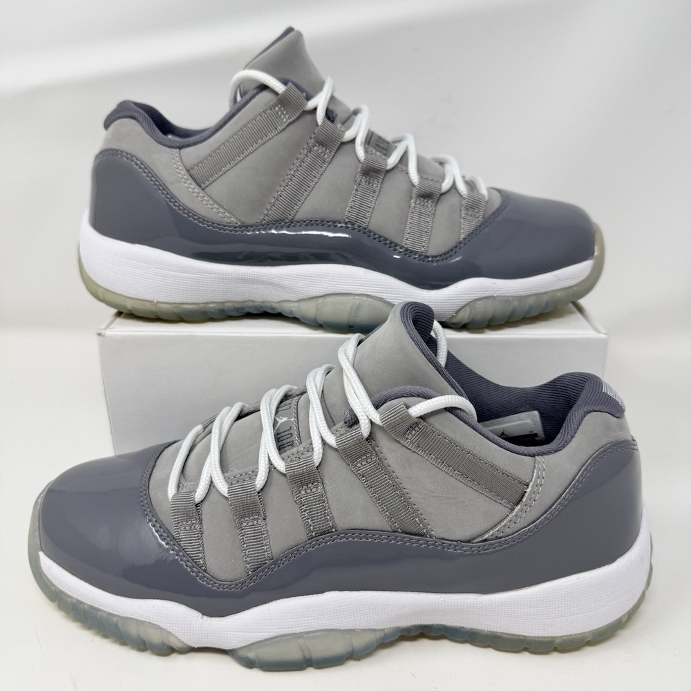 Air Jordan 11 Retro GS Low Cool Grey Size 6.5 Y Womens Size 8 528896-003