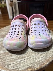 KIDS SIZE 10Joybees Dylan Ombre Tie-Dye Active Clogs