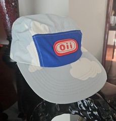 Oii Cloud Pattern Camper Kids Hat Blue 5-Panel Camp Cap Streetwear – OS