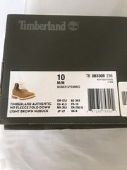 New Timberland Premium Roll Top Boot Black Nubuck Youth Girl/ Boy 3 M