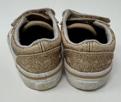 VANS Kids Glitter Rose Gold Two Straps Sneakers Toddler US 4