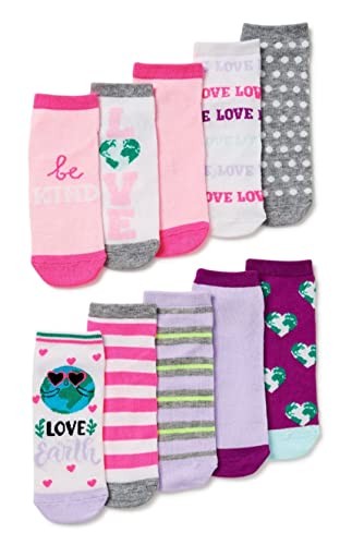 Women’s Go Green Earth – Low Cut Socks, 10 Pack, 4-10, various colors
