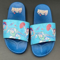 Disney Toy Story Squad Slides Blue Woody Buzz Lightyear Jessie Kids Size 13/1