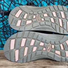 Chaco Kids Black Double Strap Strappy Sandals Adjustable Kids Sz 4 Outdoors