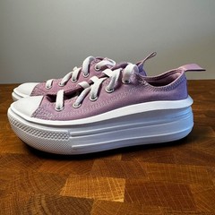Converse All Star Move Platform Lilac Purple Youth Sneakers Shoes Size 13