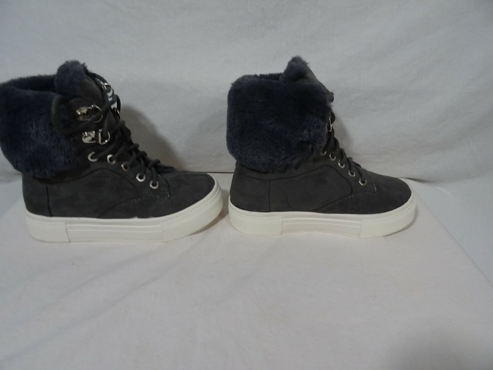 Dolce Vita Microsuede Faux Fur Boots childs sz 11