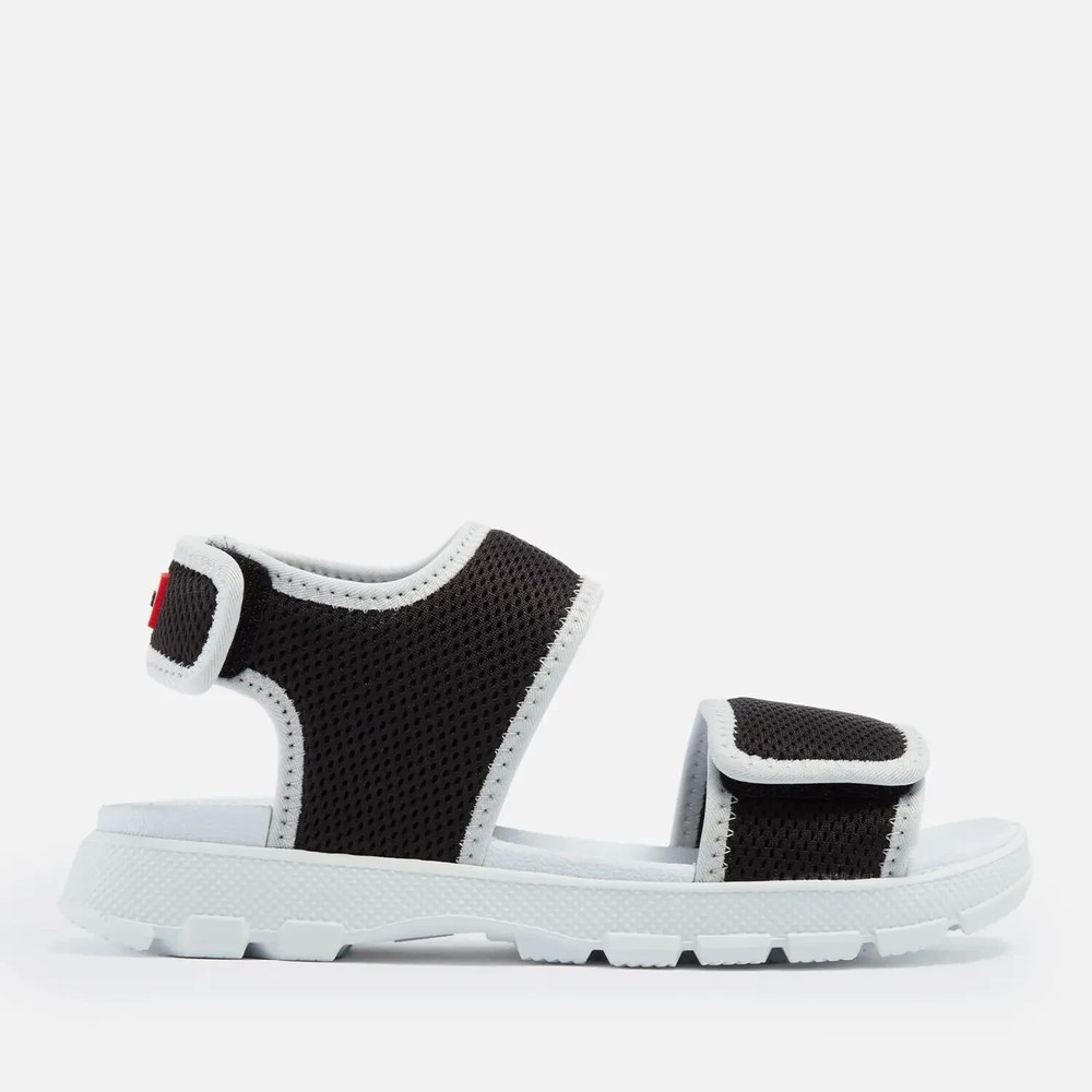Hunter Kids Sandals Black/White UK1 EU33