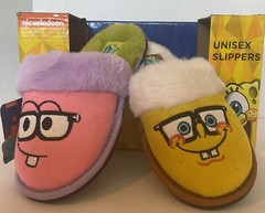 Nickelodeon SpongeBob Kids Unisex Slippers Patrick Size 13 Hard Sole Cushioned