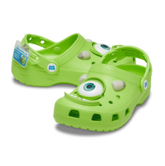 NEW CROCS KIDS Monsters, Inc. Mike Classic Clog 210876 GREEN Multi