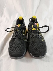 Southpole Kids Shoes Black Yellow Running Shoes Sneakers Size 9 Lace-Up EUC