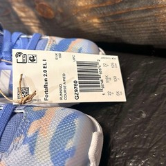 adidas Fortarun 2.0 Cloudfoam Top Strap Blue Fusion GZ9760 Size 6k #Y42