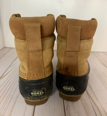 Sorel Waterproof Boots SZ 4 Leather Laces