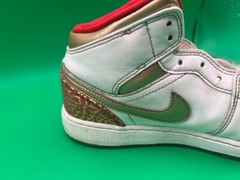 Air Jordan 1 Mid SS GS Youth Size 7 Red White Blue Gold ST11