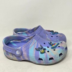 Crocs Classic Clogs Disney Lilo & Stitch Marble Purple Blue J2 Clogs Jibbitz