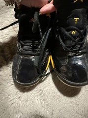 Nike Air Jordan Dub Zero Black University Gold DV1359-017 Size 12C Toddler
