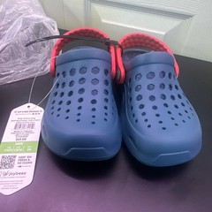 Joybees Blue Red Active Clogs Kids 10/11 / 93s