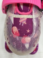 Roller Derby Roller Skates Youth Size 11-2 Pink Purple Adjustable Kids Shoes