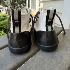 ☔️ Hunter for Target Kids Size 2 Dipped Canvas Rain Boot Sneakers Reflective