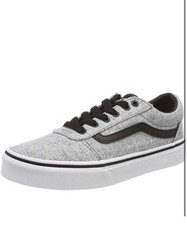 Vans Ward Suede/Canvas Textile unisex-child Trainers Size US YOUTH 13.0