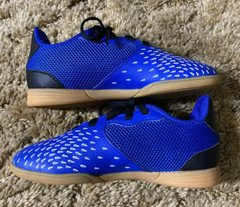 ADIDAS PREDATOR UNISEX SNEAKERS BLUE & WHITE US KIDS SIZE 12K 698007 LACE UP