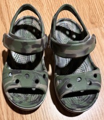Crocs Kids‘ Bayaband Marbled Camo Sandals NWOT C8