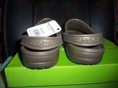 Crocs Kids Endeavor Chocolate Clogs Sandals W 5/M 3 Mules Slip On Shoes NWT New