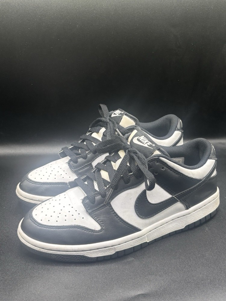 Nike Dunk Low Retro GS Panda Black White Youth Sneakers Shoes Size 7Y CW1590-100
