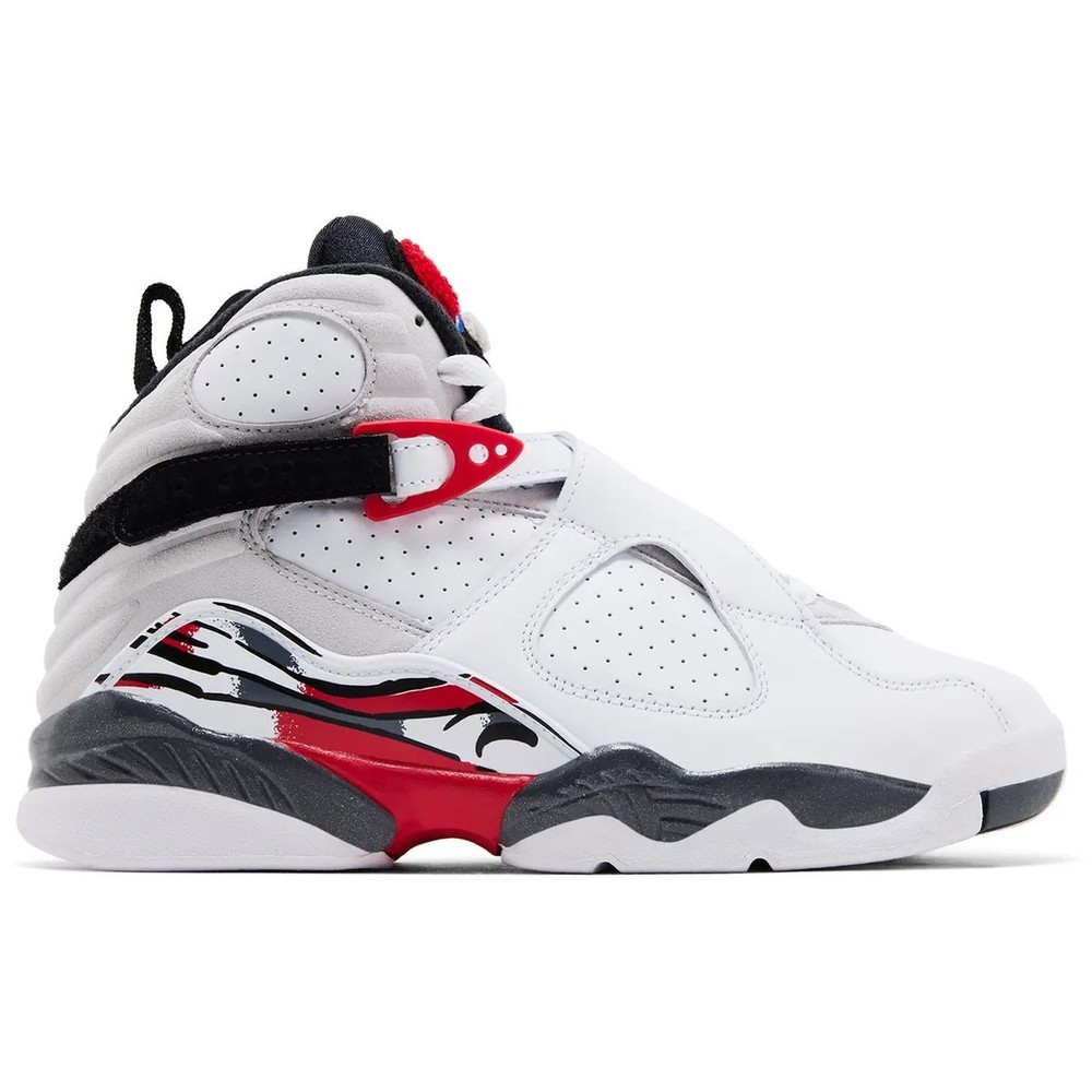 Nike Air Jordan 8 Retro White True Red (2025) 305368-100 GS New