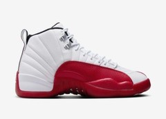 AUTHENTIC AIR JORDAN 12 Retro Cherry Red (2023) 153265-116 (GS) Youth GS size