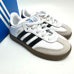 ADIDAS Samba OG EL I Cloud White Core Black Gum IE3679 Toddler shoes 6K