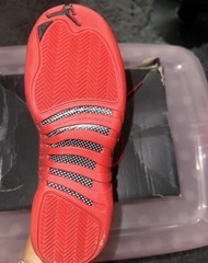 Jordan Air Jordan 12 Red High Top Leather Sneaker 6.5Y (EU 39) W