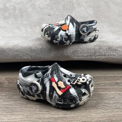 Crocs Classic Marbled Clogs Toddler Kids Size 5C Slip On Adjustable Breathable
