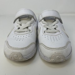 Nike Varsity Leather PSV Running Shoes, Toddler Size 10.5C White CN9393-101