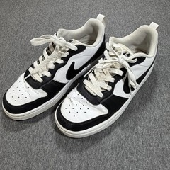 Nike Court Borough Recraft Low Black and White- DV5456-131 5.5Y