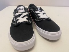 Youth Sz 1 Converse Atwood Printed Fox Off The Wall Black 739438